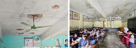 হাবিবপুর স্কুল এখন মৃত্যুফাঁদ