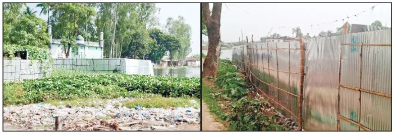 সৈয়দপুরে রেলওয়ের জলাশয় ভরাট করে বিক্রি