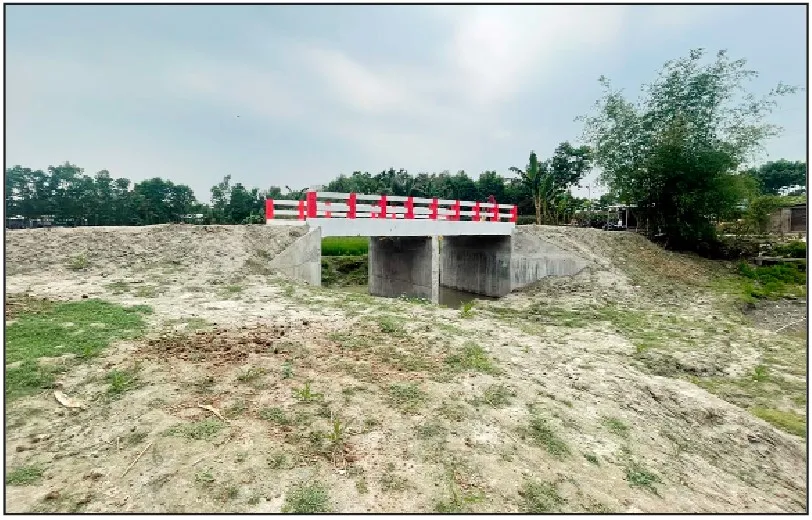 পীরগাছায় গ্রামীণ অবকাঠামো উন্নয়ন বদলে যাচ্ছে এলাকার চিত্র