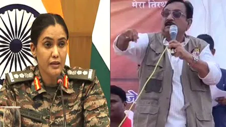 কর্নেল সোফিয়াকে জঙ্গীদের বোন বলে বিতর্কের মুখে বিজেপি মন্ত্রী