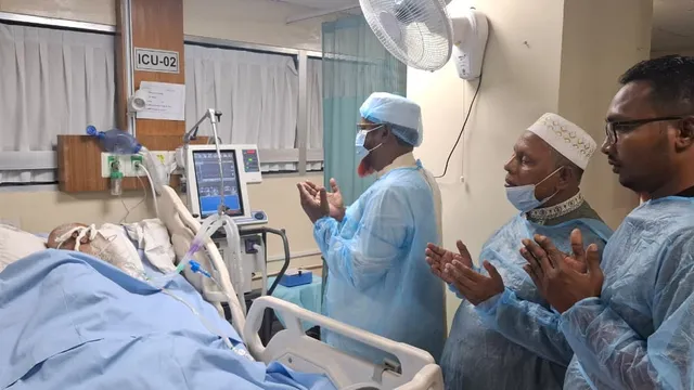 জামায়াত নেতা কামালকে দেখতে হাসপাতালে গেলেন মিয়া গোলাম পরওয়ার