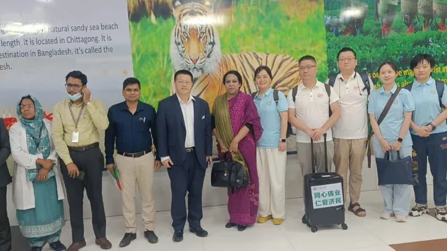 চীনা বিশেষজ্ঞ চিকিৎসক দল এখন ঢাকায়