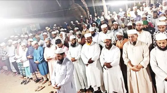 শহীদ জসিম উদ্দিনের পিতার জানাযা সম্পন্ন