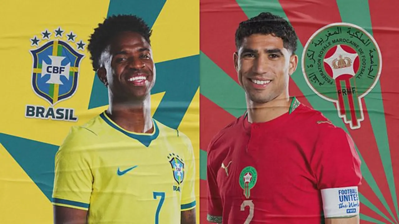 Brazil- Morocco FOOTBALL