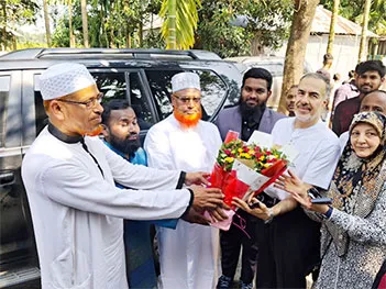 ইরানের রাষ্ট্রদূতের সঙ্গে জামায়াতের জেলা আমীর অধ্যক্ষ মাওলানা আব্দুস সাত্তারের সৌজন্য সাক্ষাৎ