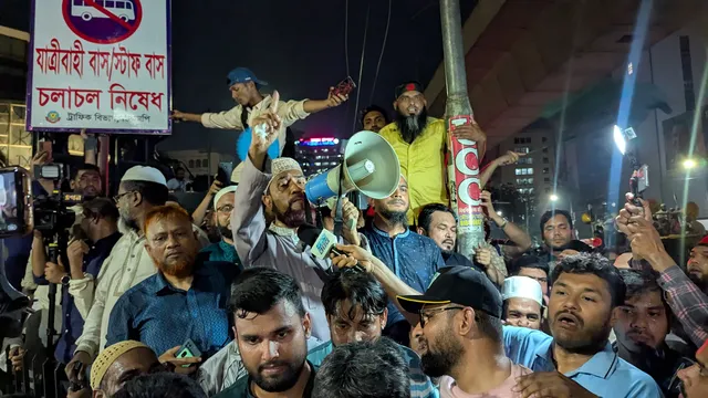 শাহবাগে জামায়াত নেতৃবৃন্দ
