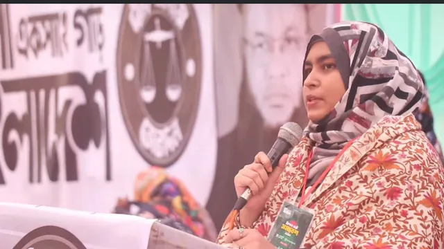আমরা ফ্যামিলি কার্ড চাই না, আমরা একটি নিরাপদ বাংলাদেশ চাই: আয়েশা সিদ্দিকা মেঘলা