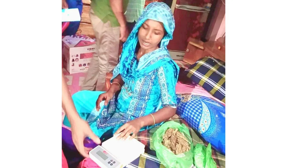শ্রীপুরে মাদকসহ নারী আটক