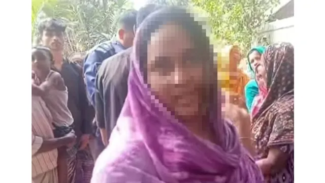 ভূরুঙ্গামারীতে স্ত্রীর স্বীকৃতির দাবিতে সেনাসদস‍্যের বাড়িতে যুবতীর অনশন