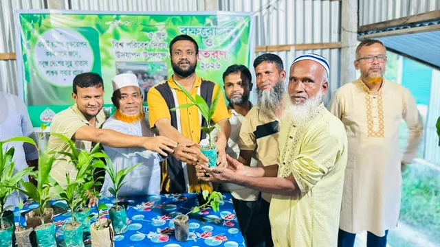 নাগরপুরে বিশ্ব পরিবেশ দিবস উপলক্ষে যুব বিভাগের বৃক্ষরোপণ ও চারা বিতরণ