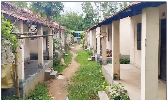 নালিতাবাড়িতে আশ্রায়ন প্রকল্পের ৪০ ঘরে ঝুলছে তালা