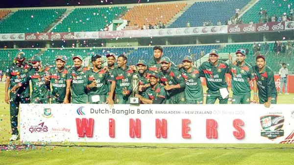 মুস্তাফিজের আগুনে বোলিংয়ে সিরিজ জিতল বাংলাদেশ