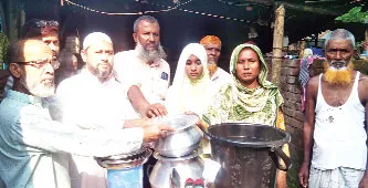 সৈয়দপুর আগুনে ক্ষতিগ্রস্ত এইচএসসি পরীক্ষার্থীর পরিবারকে জামায়াতের সহায়তা প্রদান