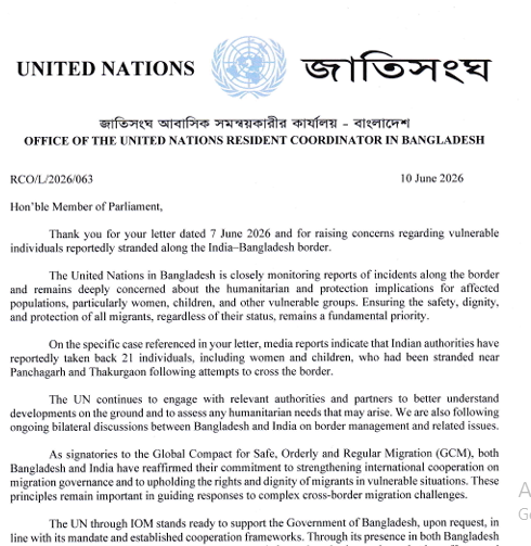 UN-letter
