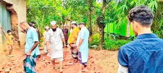 পাকুন্দিয়ায় বাংলাদেশ জামায়াতে ইসলামীর উদ্যোগে রাস্তা সংস্কার