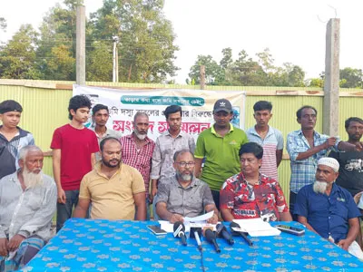 ৭ বছরের বকেয়া ভাড়া চাওয়ায় জায়গার মালিককে হত্যার হুমকি প্রতিবাদে সংবাদ সম্মেলন