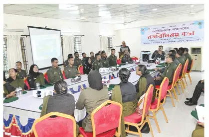 জাতির সেবায় সদাপ্রস্তুত ৬০ লাখ আনসার-ভিডিপি : কুমিল্লায় মহাপরিচালক