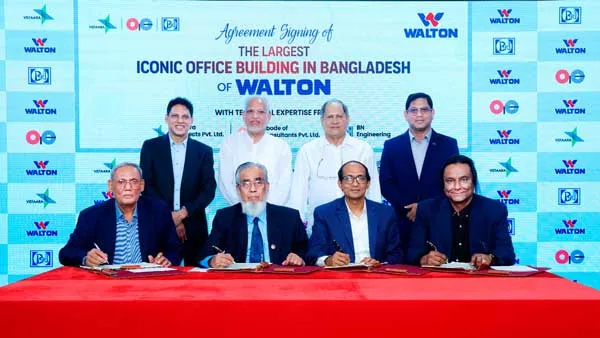দেশের সর্ববৃহৎ আইকনিক কর্পোরেট অফিস নির্মাণ করছে ওয়ালটন
