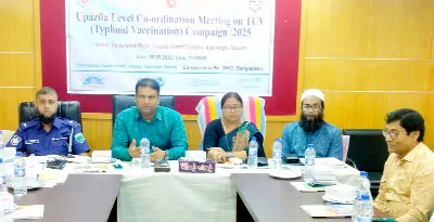 আদমদীঘিতে টাইফয়েড ভ্যাকসিন প্রদান বিষয়ক কর্মশালা