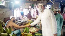 নেছারাবাদে জামায়াত মনোনীত প্রার্থী শামীম সাঈদীর গণসংযোগে গণজোয়ার