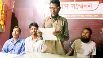মহম্মদপুরে মিথ্যা সংবাদ প্রচারের অভিযোগে জুলাই বিপ্লবে শহীদ পরিবারের সংবাদ সম্মেলন