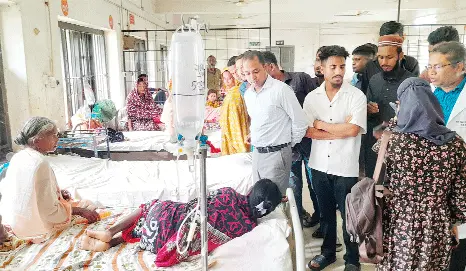 কমলগঞ্জ স্বাস্থ্য কমপ্লেক্স পরিদর্শন করে সমস্যা সমাধানের আশ্বাস দিলেন ইউএনও