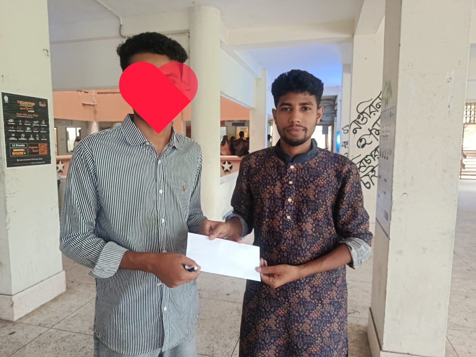 ছাত্রদলের সাধারণ সম্পাদক আরিফ হোসেন শান্ত।
