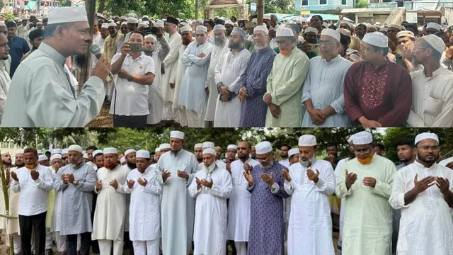 কক্সবাজার জেলা জামায়াতের আমীর নুর আহমদের সহধর্মীনির জানাযা সম্পন্ন