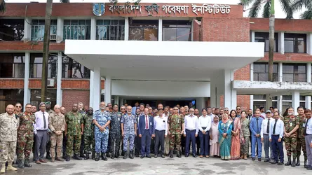 এনডিসি প্রতিনিধি দলের বারি পরিদর্শন, কৃষি গবেষণা ও উদ্ভাবনে ভূয়সী প্রশংসা