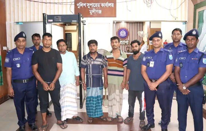 গজারিয়ায় দ্যা জিয়া অ্যান্ড ব্রাদার্স কনস্ট্রাকশন সাইট
