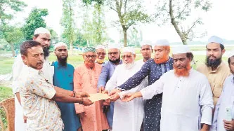 বাজিতপুরে শহীদ রমজান আলী জীবনের পরিবারকে জামায়াতের সহায়তা