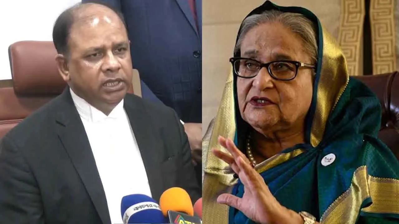 হাসিনার দেশে ফিরতে চাওয়া ‘রাজনৈতিক স্ট্যান্টবাজি’: চিফ প্রসিকিউটর