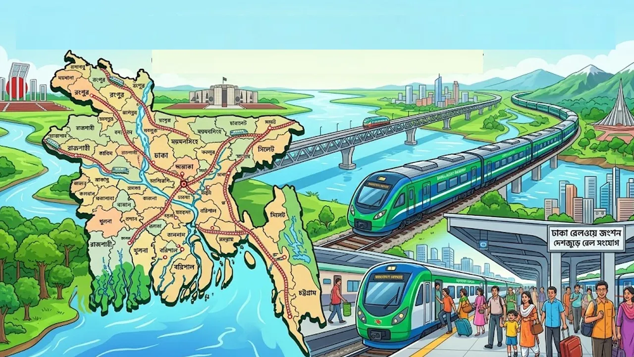 দেশের সব জেলায় রেল সংযোগের পরিকল্পনা