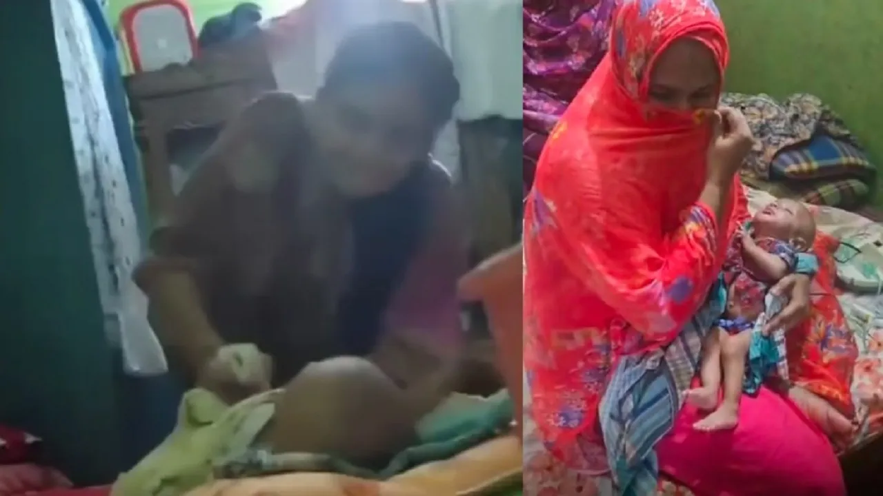 শিশুর পা ভাঙার ঘটনার বর্ণনা দিলেন মা-বাবা