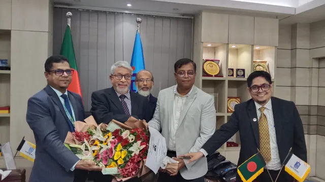 ইউজিসি চেয়ারম্যানের সঙ্গে মানারাত ইউনিভার্সিটি উপচার্যের সৌজন্য সাক্ষাৎ