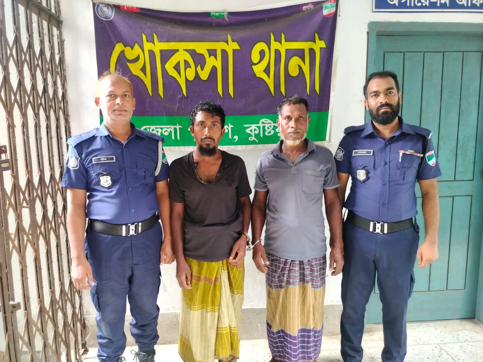 খোকসার জোড়া হত্যা মামলায় মূল আসামিসহ দুইজন গ্রেপ্তার