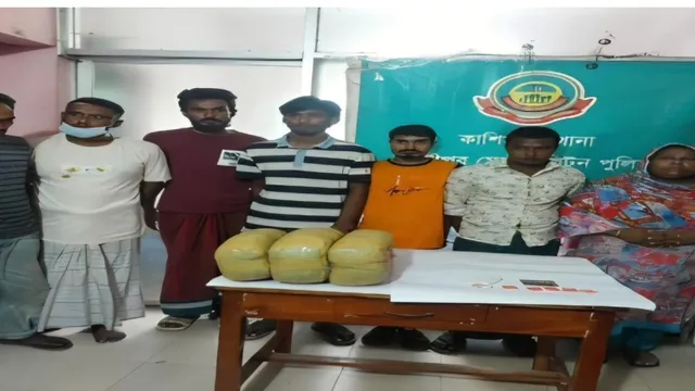 কাশিমপুরে গাজা, ইয়াবাসহ ৭ মাদক ব্যবসায়ী গ্রেপ্তার
