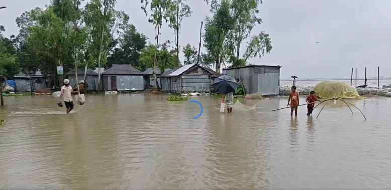 তিস্তায় আকস্মিক বন্যা