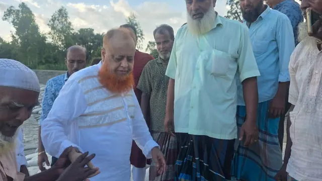 নাগরপুরে ডাম্পিং কাজের অগ্রগতি দেখতে আকস্মিক পরিদর্শনে এমপি লাভলু