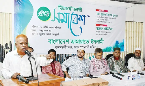 আওয়ামী লীগ পরিকল্পিতভাবে পূজা মন্ডপ ভেঙে জামায়াতের বিরুদ্ধে অপপ্রচার চালিয়েছে  -নূরুল ইসলাম বুলবুল