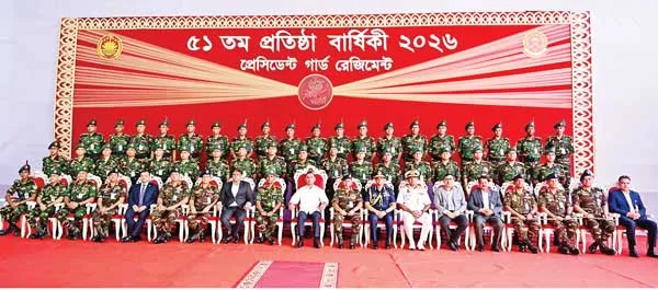 সশস্ত্রবাহিনী পেশাদারিত্ব বজায় রাখলে দেশের সার্বভৌমত্ব কখনই হুমকির মুখে পড়বে না ------- প্রধানমন্ত্রী
