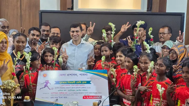 গোল্ডকাপ ফুটবল টুর্নামেন্টে দ্বিতীয়বার চ্যাম্পিয়ন জোড়গাছা সরকারি প্রাথমিক বিদ্যালয়
