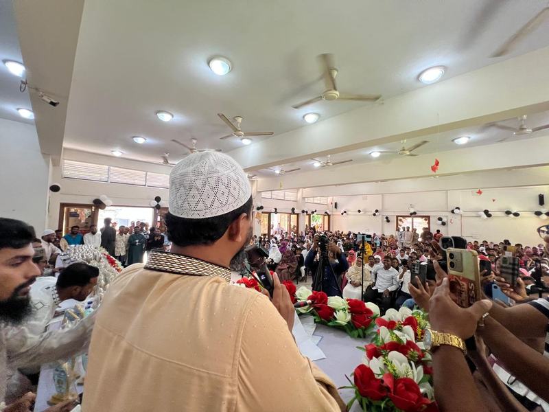 পটুয়াখালীর বাউফলে ছাত্রশিবিরের উদ্যোগে আয়োজিত প্রাথমিক বৃত্তিপ্রাপ্তদের সংবর্ধনায় ড. শফিকুল ইসলাম মাসুদ এমপি