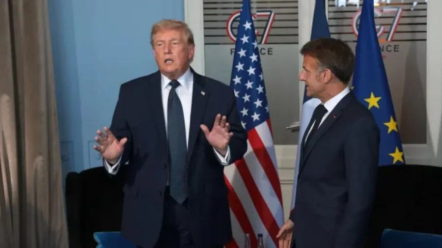trump-macron