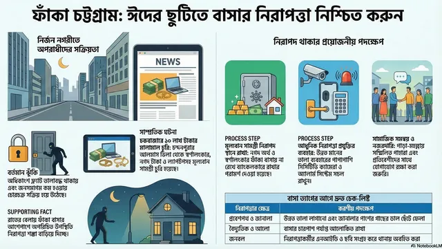 ঈদে ফাঁকা চট্টগ্রাম, বাড়ছে চুরি-ডাকাতির শঙ্কা