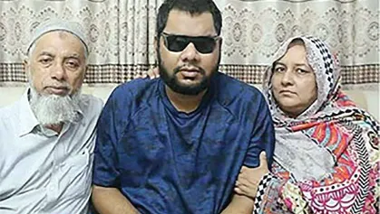 জুলাই বিপ্লবে মাহবুব আলম হারায় দুই চোখ, ছেড়ে গেছে স্ত্রীও