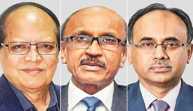 বাংলাদেশ ব্যাংকের সাবেক তিন গভর্নর হলেন ড. আতিউর রহমান, ফজলে কবির ও আব্দুর রউফ তালুকদার।