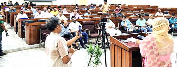 রাজশাহী: ঐতিহাসিক ফারাক্কা দিবস উপলক্ষে রাবি’র সিনেট ভবনে হেরিটেজ রাজশাহীর সেমিনার -সংগ্রাম
